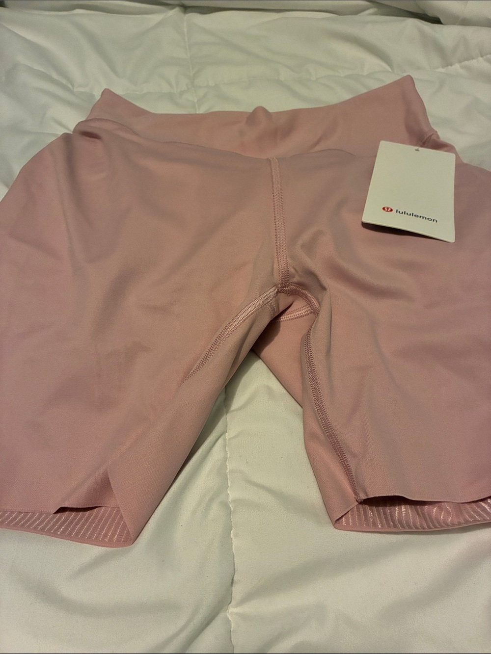 lululemon athletica Light Pink Bike Shorts